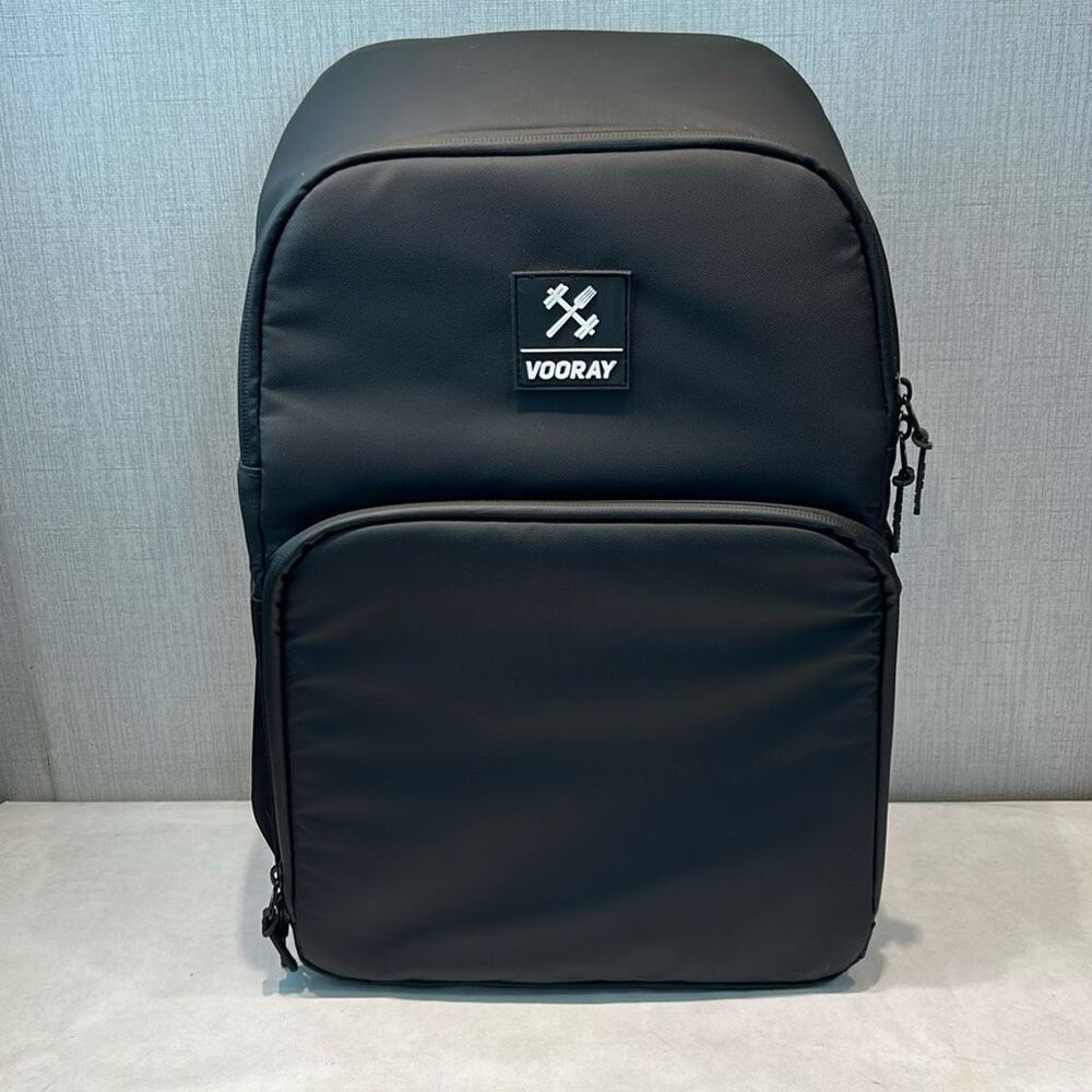 Vooray Insulated Picnic Backpack Black Zip Closure Adjustable Straps